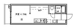 グランヴィスタ ワンルームの間取図画像