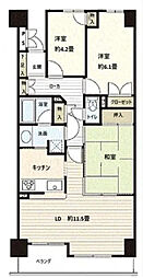 三篠公園パーク・ホームズ 3LDKの間取図画像