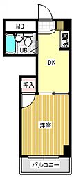 CK東雲ビル 1Kの間取図画像