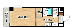 エル・プエンテ 1Kの間取図画像