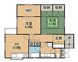 プチメゾン正田 2DKの間取図画像