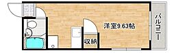 メゾン敬 ワンルームの間取図画像