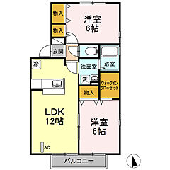 物件の間取り