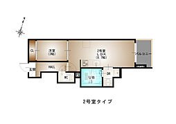 Regalest 青崎I 1LDKの間取図画像