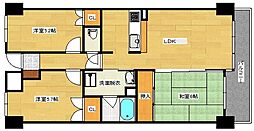 フォーラム牛田南 3LDKの間取図画像