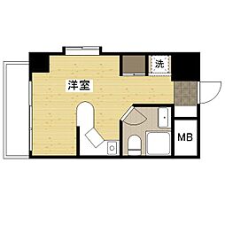 メゾン・ド・オンディーヌ ワンルームの間取図画像