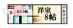 間取図画像 1K