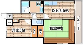 浜田ビル 303 ｜ 兵庫県神戸市長田区大橋町10丁目（賃貸マンション2DK・3階・47.04㎡） その2