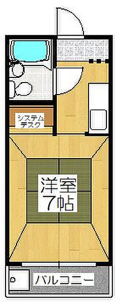 村岸マンション 302｜京都府京都市伏見区深草西浦町４丁目(賃貸マンション1K・3階・18.00㎡)の写真 その2