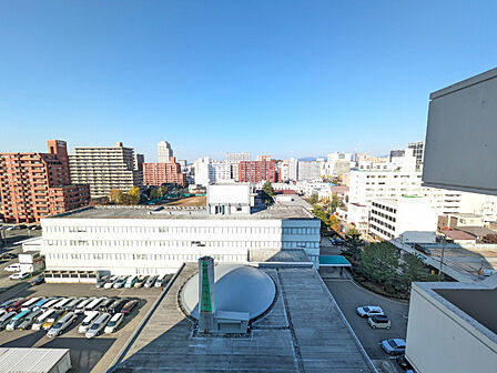 10階の高層階からの眺望です