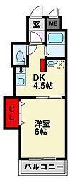 間取図画像 1DK
