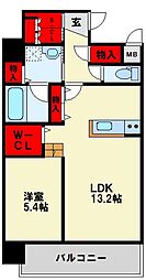 間取図画像 1LDK