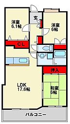 間取図画像 3LDK