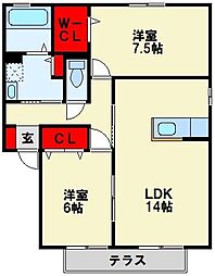 シャンス アイ 2階
