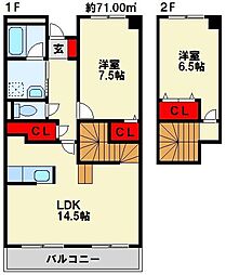 プラン・ソレイユ 2階