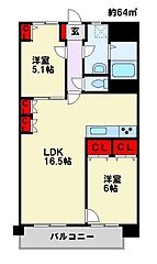 物件の間取り