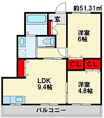 物件の間取り