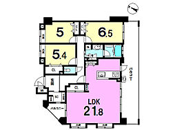 ファーネスト新宮弐番館 3LDKの間取図画像