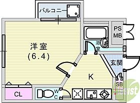 マンション王子  ｜ 兵庫県神戸市灘区原田通1丁目（賃貸マンション1K・1階・23.75㎡） その2