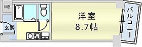 ノベラ海岸通  ｜ 兵庫県神戸市中央区海岸通5丁目2-2（賃貸マンション1R・9階・23.22㎡） その2