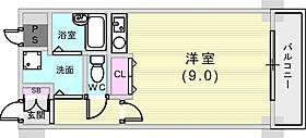 セゾン荒田  ｜ 兵庫県神戸市兵庫区荒田町1丁目（賃貸マンション1R・4階・24.92㎡） その2