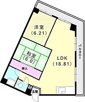 伸和コーポ  ｜ 兵庫県神戸市灘区城内通3丁目（賃貸マンション2LDK・4階・57.33㎡） その2