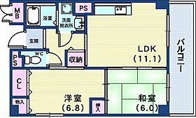 メゾン・ドュウ  ｜ 兵庫県神戸市中央区中山手通2丁目（賃貸マンション2LDK・4階・56.26㎡） その2