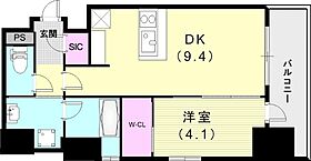 エステムコート新神戸II駅前山手  ｜ 兵庫県神戸市中央区熊内町4丁目13-13（賃貸マンション1DK・15階・36.26㎡） その2