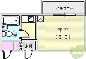 アンマリエ岡本  ｜ 兵庫県神戸市東灘区本山北町5丁目（賃貸マンション1R・1階・16.00㎡） その2