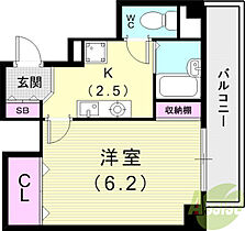 weed15  ｜ 兵庫県神戸市東灘区本山北町1丁目（賃貸マンション1K・3階・23.55㎡） その2