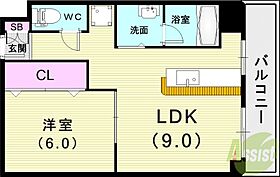 グランドハイツ浜甲子園  ｜ 兵庫県西宮市浜甲子園2丁目10-24（賃貸マンション1LDK・4階・37.00㎡） その2