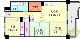 KDXレジデンス夙川ヒルズ3番館  ｜ 兵庫県西宮市樋之池町（賃貸マンション3LDK・2階・67.43㎡） その2