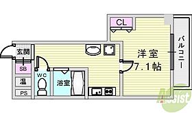 グラーツィア東灘  ｜ 兵庫県神戸市東灘区深江本町3丁目（賃貸マンション1K・3階・23.80㎡） その2