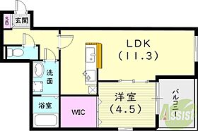 MINT甲子園五番町  ｜ 兵庫県西宮市甲子園五番町17-16（賃貸アパート1LDK・3階・41.42㎡） その2