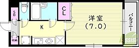 ステラハウス20  ｜ 兵庫県西宮市高松町22-21（賃貸マンション1K・1階・24.07㎡） その2