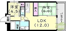 ドミール甲子園  ｜ 兵庫県西宮市中島町2-14（賃貸マンション2LDK・3階・51.85㎡） その2