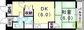 グレース芦屋  ｜ 兵庫県芦屋市呉川町（賃貸マンション1DK・4階・28.08㎡） その2