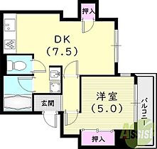 シャトー北野  ｜ 兵庫県西宮市城ケ堀町（賃貸マンション1LDK・2階・36.00㎡） その2