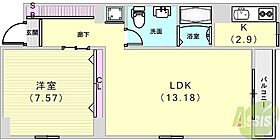 Ｃａ：ｎｏ 101 ｜ 兵庫県神戸市東灘区本山北町3丁目（賃貸マンション1LDK・1階・54.19㎡） その2