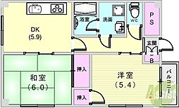 シャンテ本山 2階/-