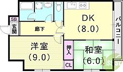 カーサ御影山手 3階