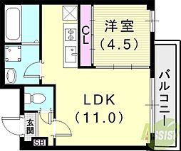 アリビラ六甲 3階