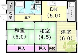 住吉台東住宅3号棟 3階