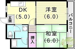 六甲スカイハイツ 4階/-