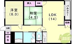御影オークマンション 3階/-