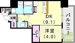 物件の間取り