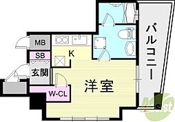 PH4 1Kの間取図画像