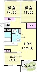 物件の間取り