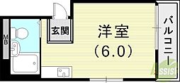 甲南本山コーポラス 3階/-