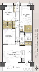 間取図画像 3LDK